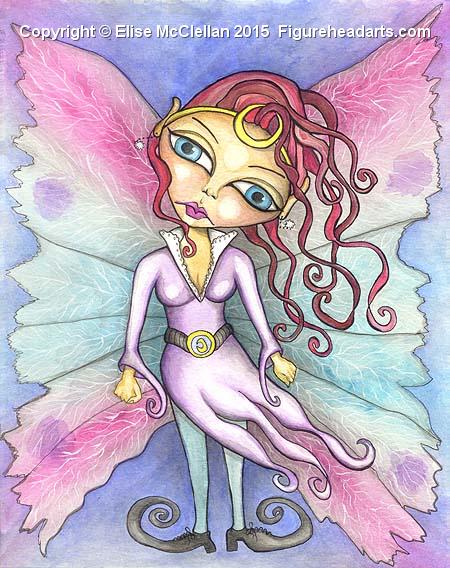 Don't Touch! - Fairy Copyright 2015 Elise McClellan Figureheadarts.com